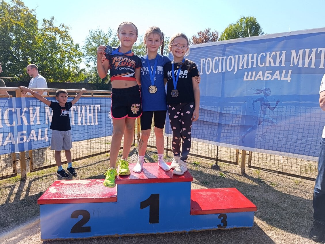Nađa Mišić u kategoriji Atletske škole B osvojila dve zlatne medalje