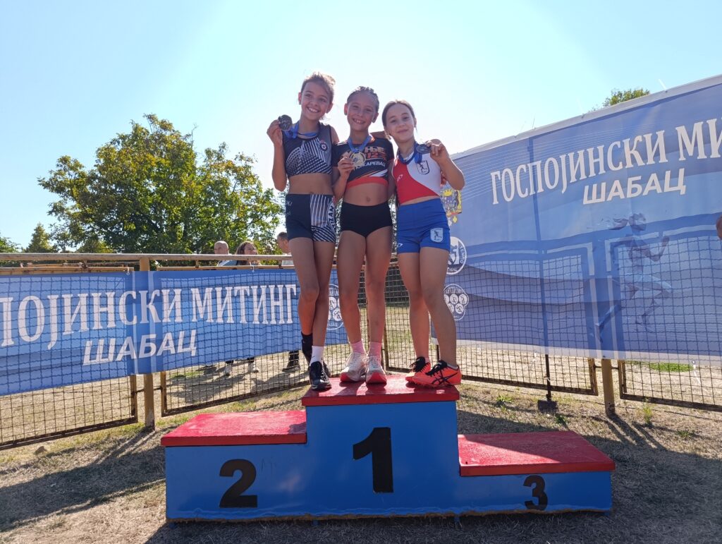 Nađa Mišić u kategoriji Atletske škole B osvojila dve zlatne medalje
