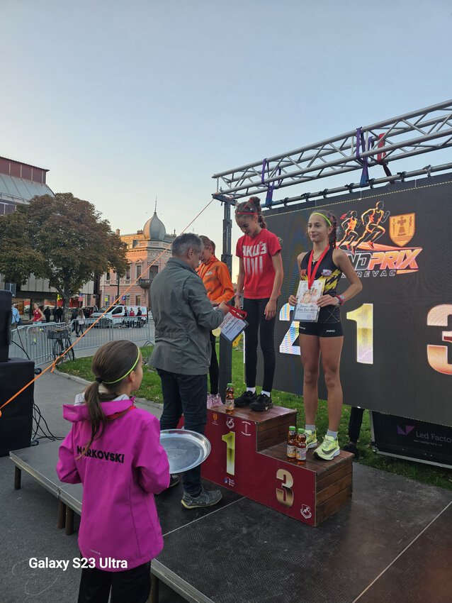 Tara Jaćimović zlatna na GRAND PRIX gradskoj trci u Požarevcu